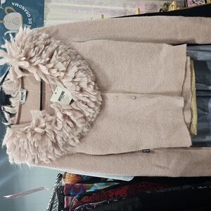 Moschino Pink Jacket with Faux Fur